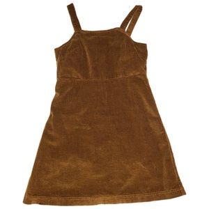 AMERICAN EAGLE CORDUROY BROWN DRESS